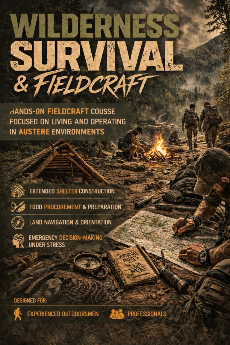 wilderness survival & fieldcraft course
